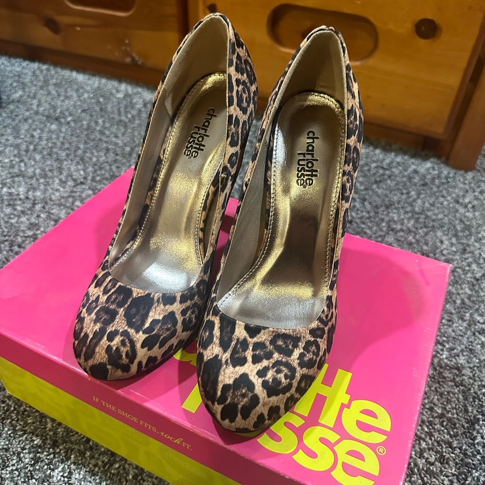 Leopard Chunky Heel